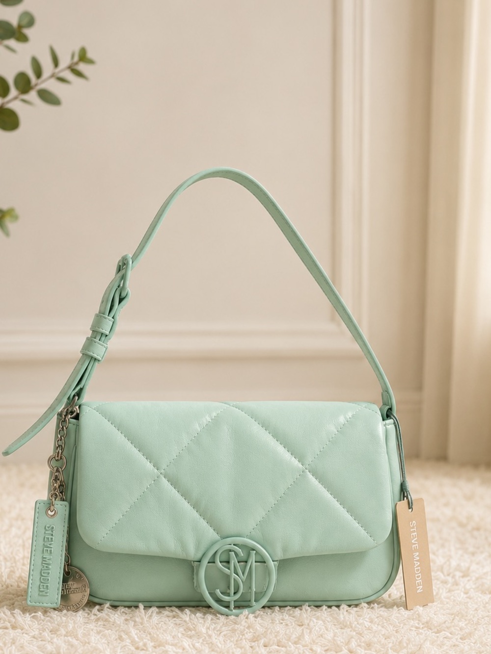 Steve Madden Mint Bcaylee Shoulder Bag NWT